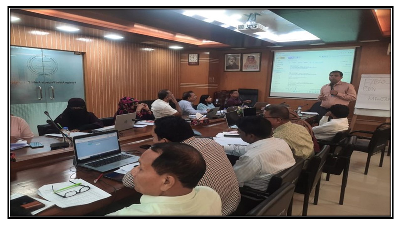 A training session has been organized for FAPAD officials on D-nothi on 08/05/2023