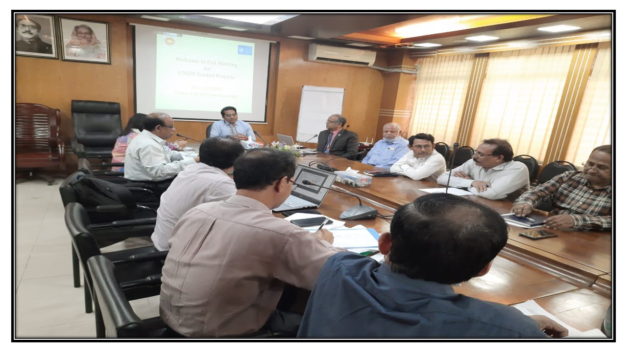 Exit meeting on UNDP Draft Project Audit Report (Date:15/03/2023).
